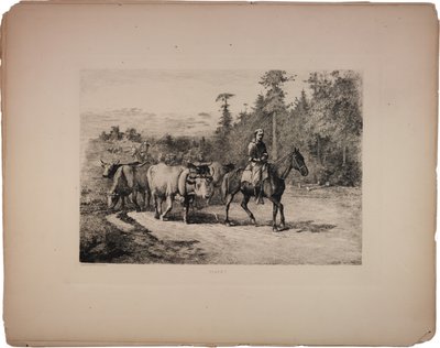 The Leader of the Herd, 1876 by Edwin Austin Forbes